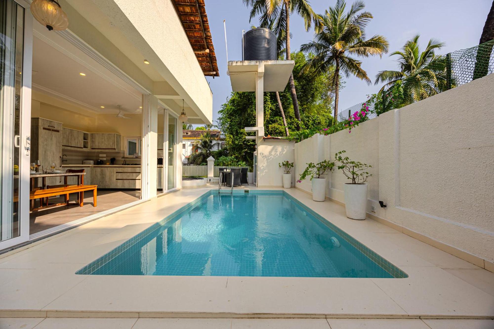 קנדולים Elivaas 4 Bhk Villa Near Beach With Private Pool & Bar - Casa Boa Vida מראה חיצוני תמונה