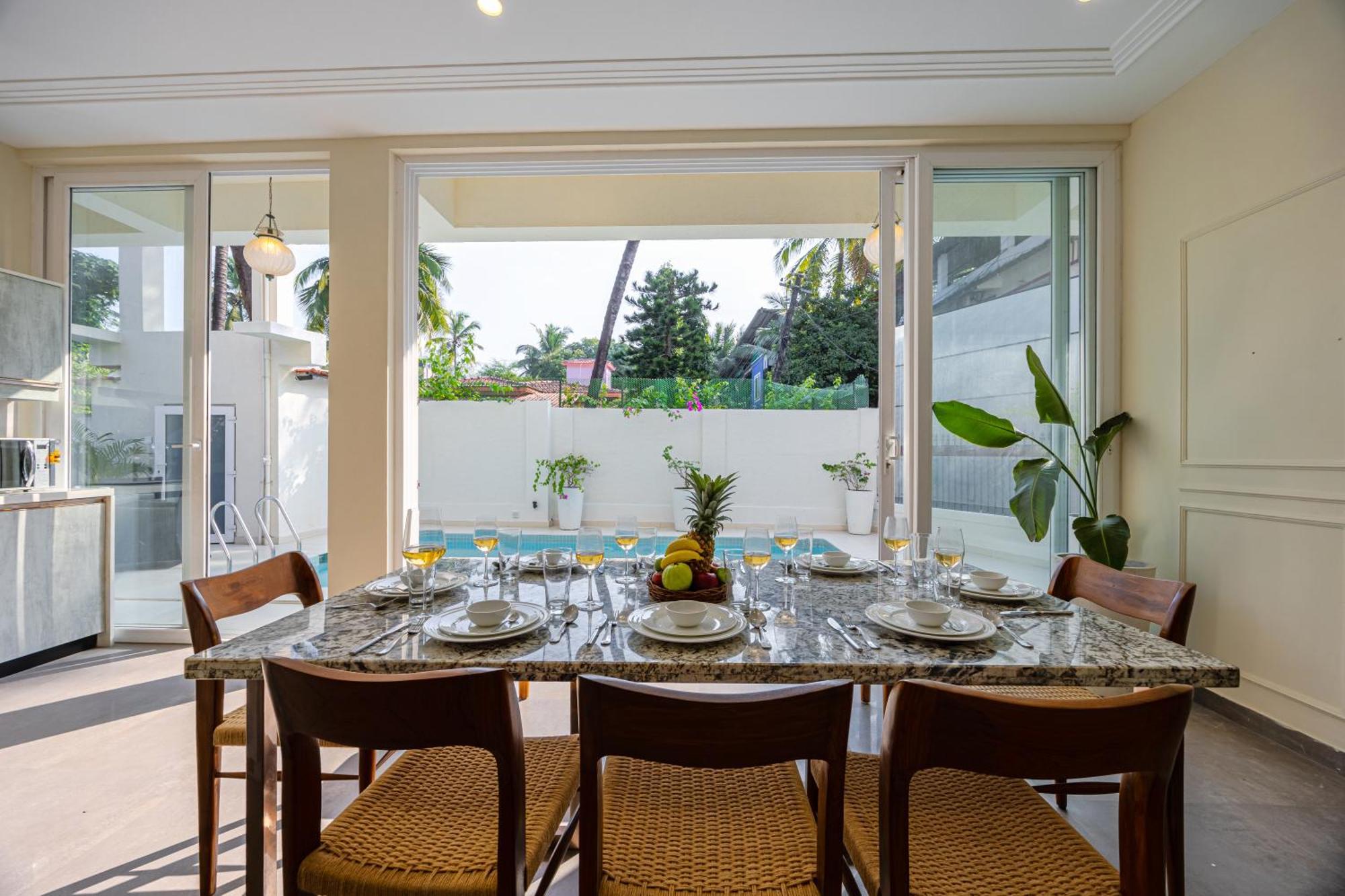 קנדולים Elivaas 4 Bhk Villa Near Beach With Private Pool & Bar - Casa Boa Vida מראה חיצוני תמונה